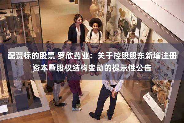 配资标的股票 罗欣药业：关于控股股东新增注册资本暨股权结构变动的提示性公告